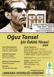 Oguz Tansel afiş